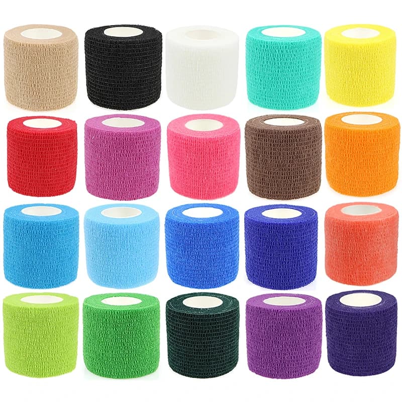 Nastro avvolgente per benda elastica autoadesiva sportiva colorata da 10 cm x 4,5 m Elastoplast per cuscinetti di supporto per ginocchio, dito, caviglia, palmo, spalla