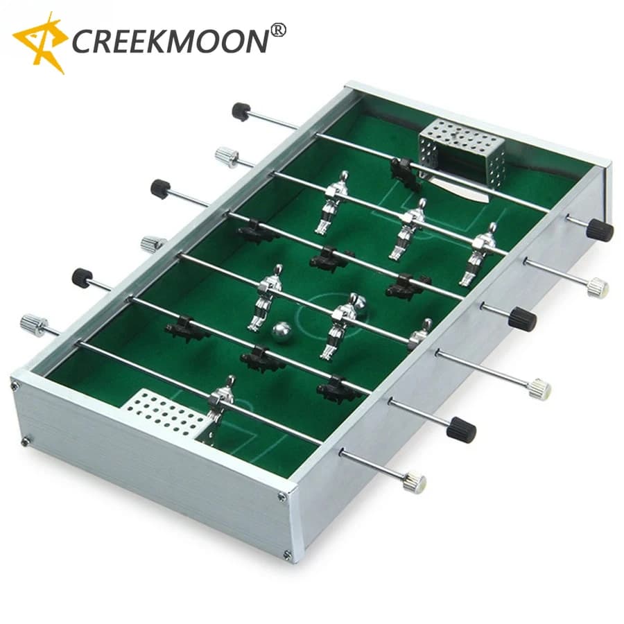 Mini Calcio Balilla in Lega di Alluminio, Gioco da Tavolo per Bambini, Regalo Multicolore