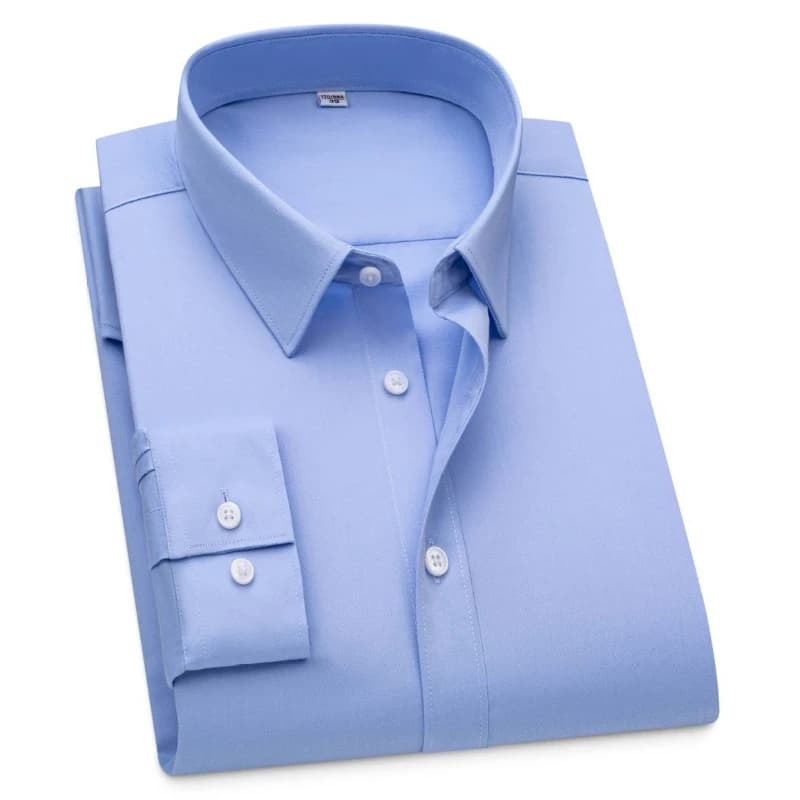 8XL New Modal Camicie da uomo Manica lunga Taglie grandi Anti-rughe Business Maniche lunghe Camicie eleganti per uomo Slim Fit Camisa Social