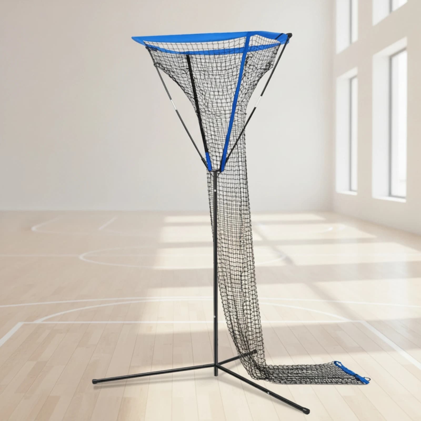 Volleyball Training Net Stand Freestanding Volleyball Training Net with Carry Bag Sports Equipment Long-Lasting Sturdy