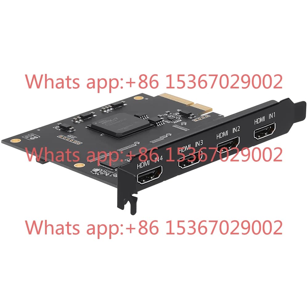 Scheda di acquisizione video PCIe a 4 canali 1080P HD per la registrazione in streaming live
