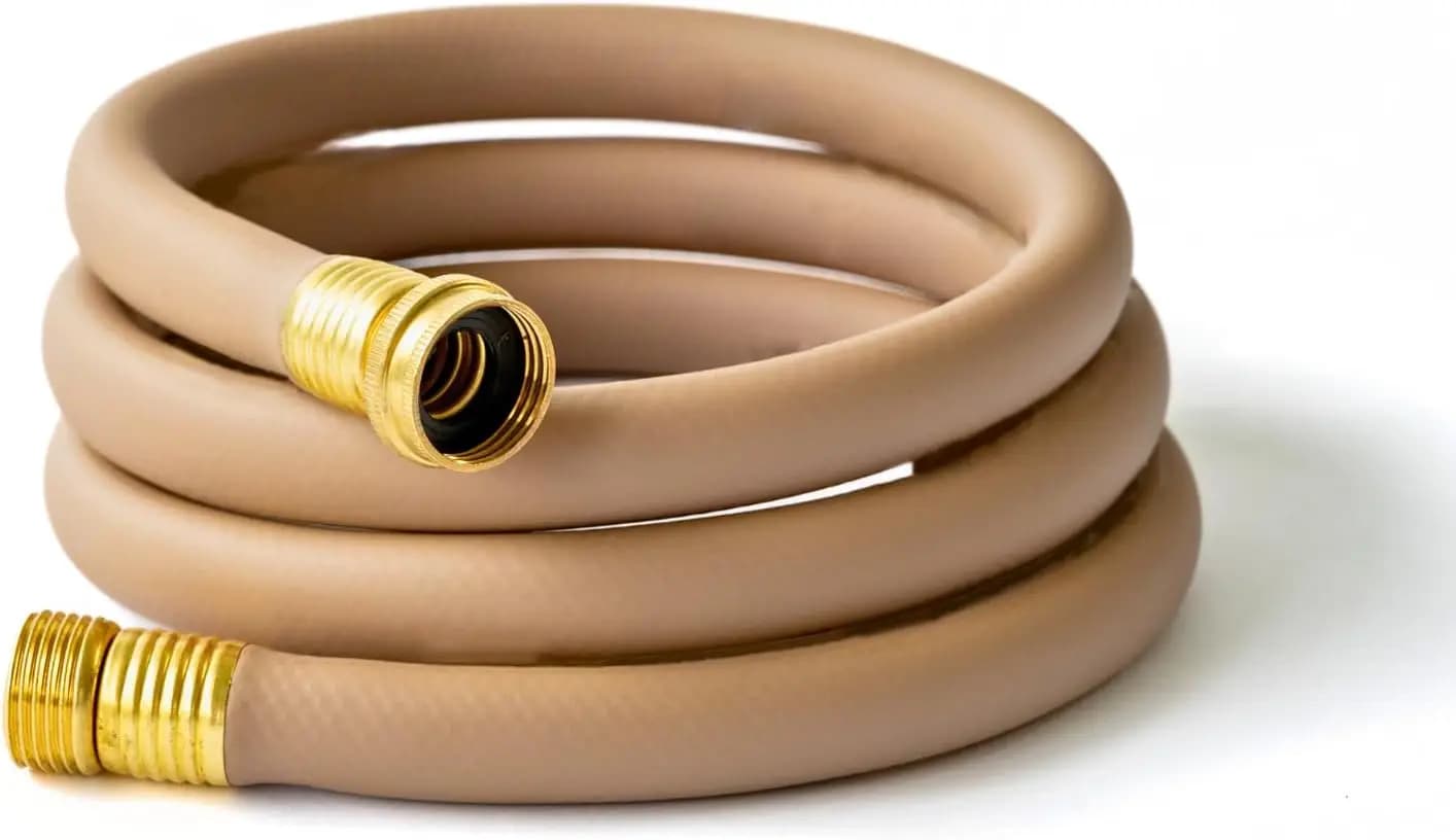 Garden Tube 14 Feet Corto, Connection Tube | 14-foot extension tube for outdoors | Garden tubes tan, Leader pipe for winding, bending resistant