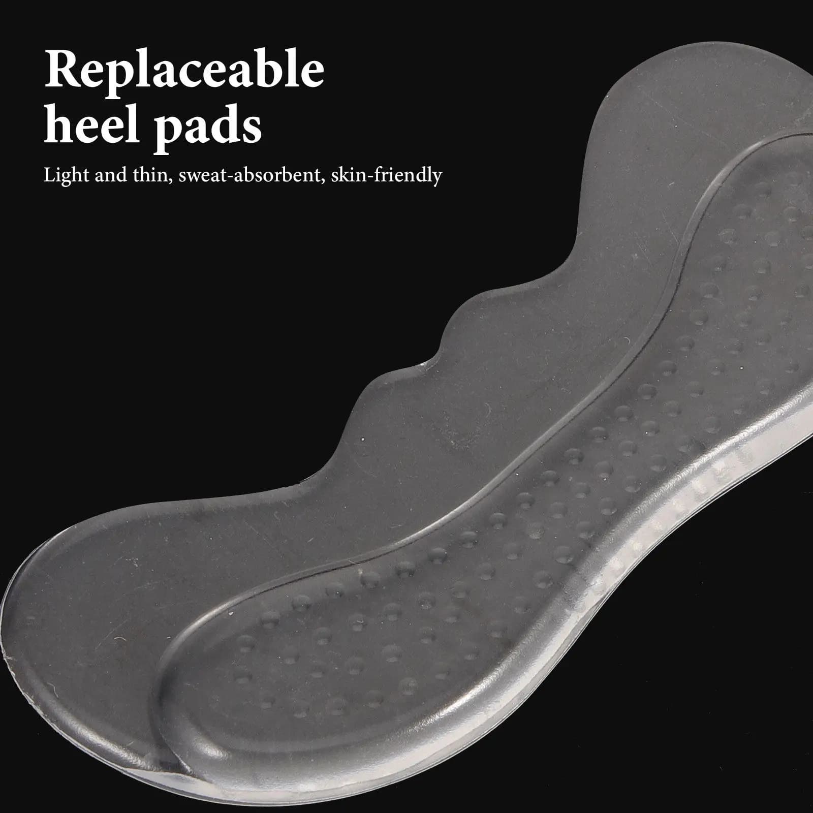 1 paio di cuscinetti portatili per tallone, design ergonomico, facili da usare, adesivi, per tutte le calzature, cuscinetti per tallone, accessori per scarpe
