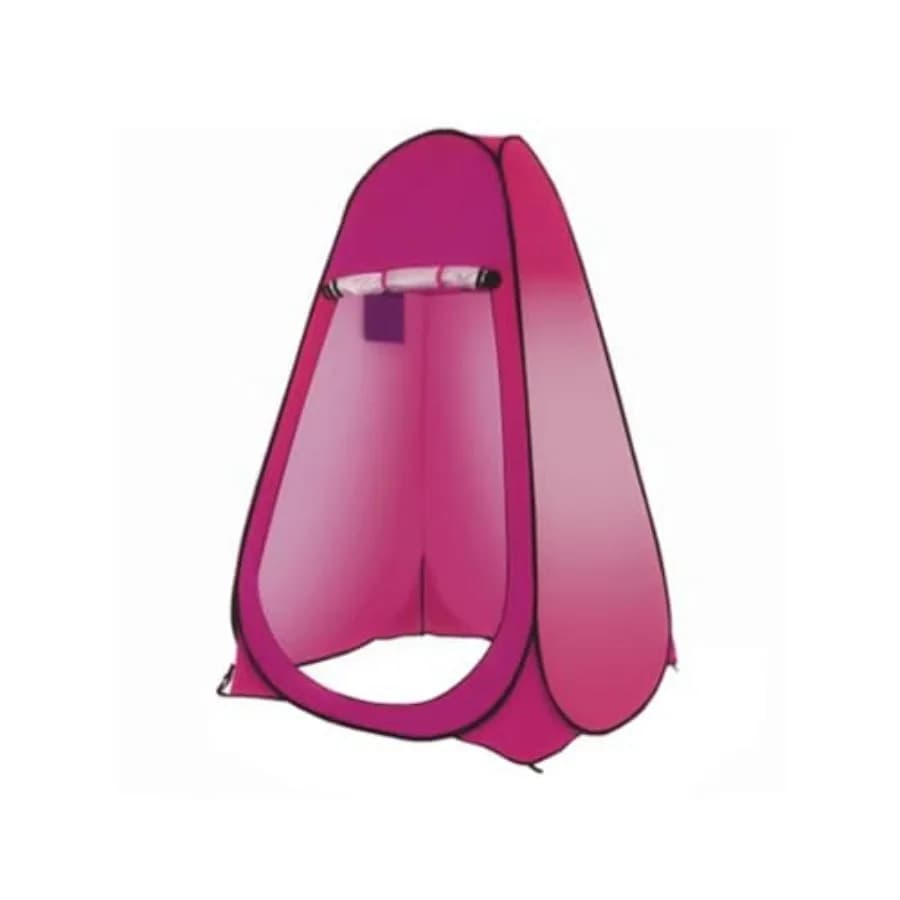 Tenda da Campeggio Impermeabile per 2 Persone, Riparo Leggero per Esterni con Doppia Finestra, Tessuto in Poliestere 170T, Rosa, Facile da Montare con C