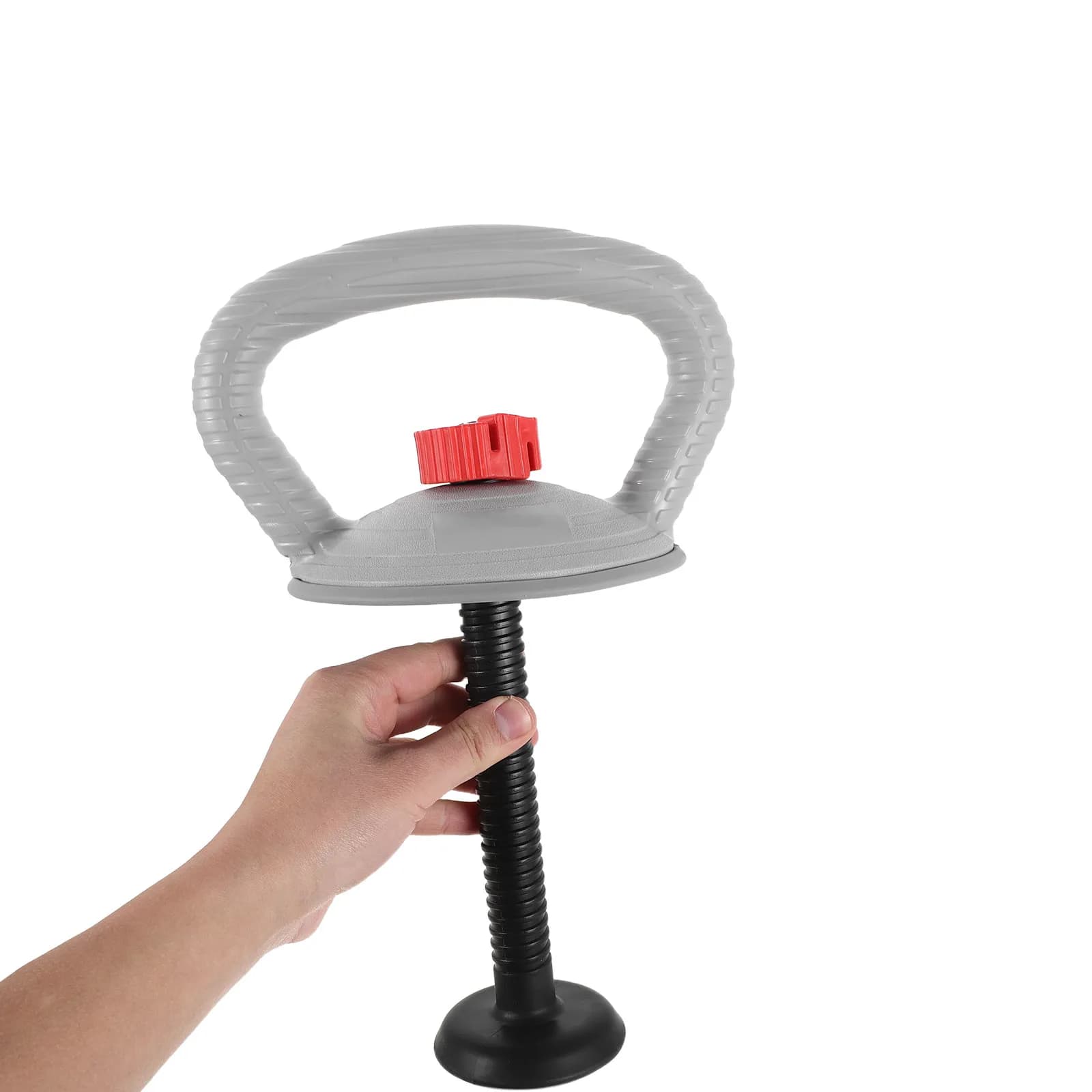 1Set Dumbbell Kettlebell Converter Adjustable Handle Grip Thick Grip Kettlebell Attachment Base Rod Home Gym Strength Training