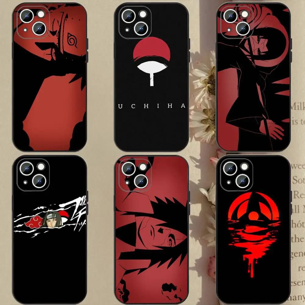 Hot Anime Naruto Phone Case Magnetic Silicone Soft Case For IPhone 17 16 15 14 13 12 11 Plus Pro Max Air