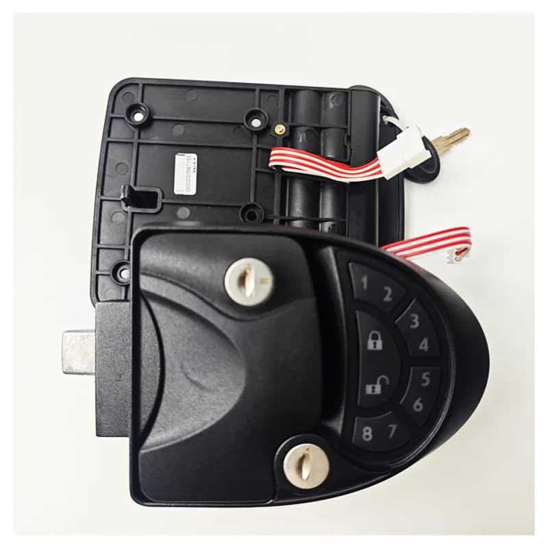 Serratura codificata per porta con telecomando per rimorchio camper camper roulotte camper