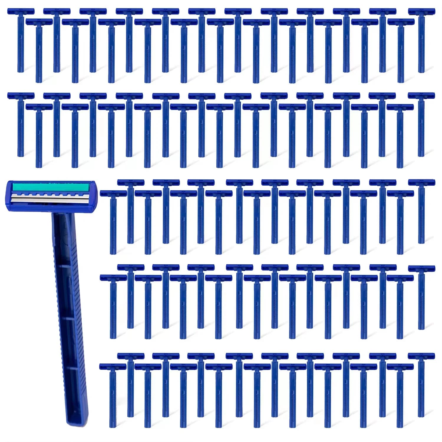 100 pcs/dust shaving lubricating strip disposable double shaving blade for men Travel Hotel