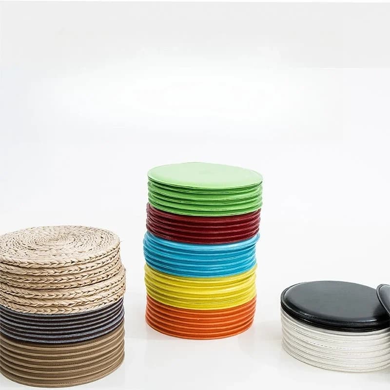 Four Seasons Chair Mat, Paglia Bearing Pumpgrass, Creative Anti-slip Mat Made in Pure Paglia Hand