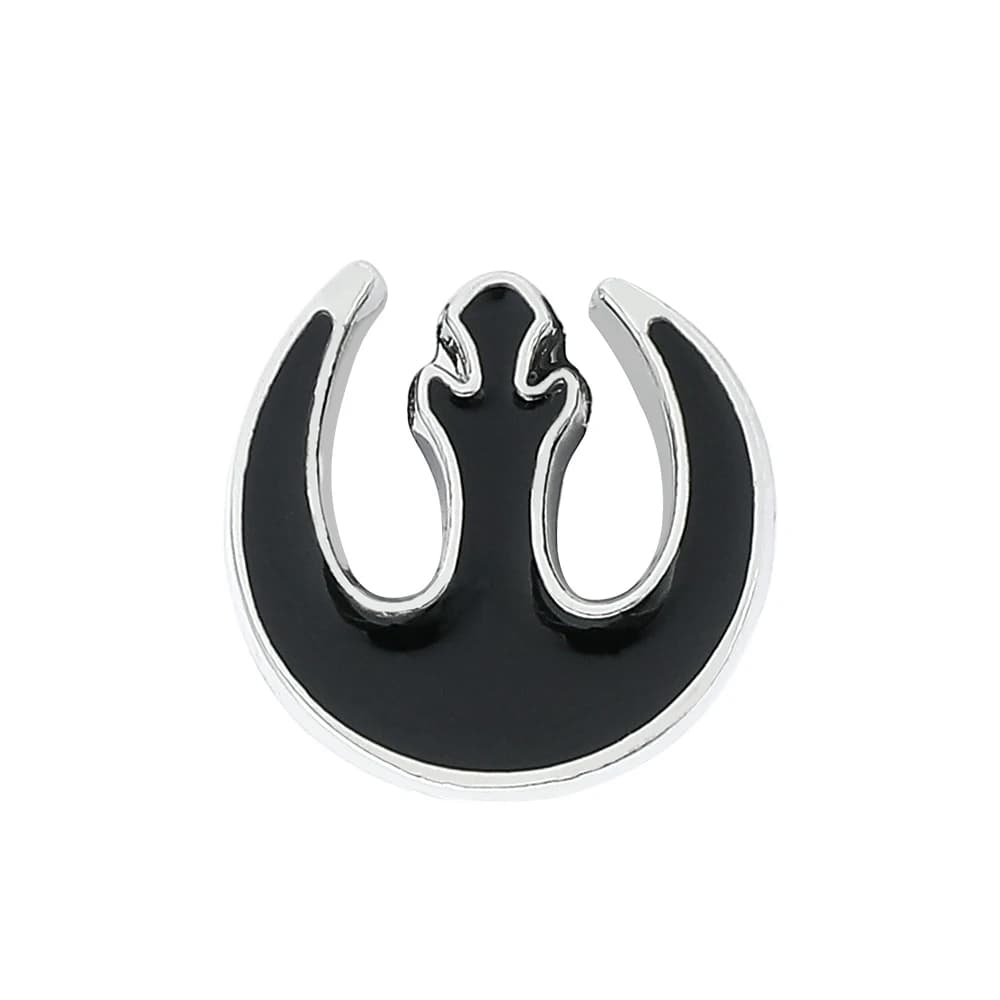 Star War Brooch Rebel Alliance Metal Black Badge Pin for Clothes Backpack Fashion Pin Accessory For Neutral Gifts