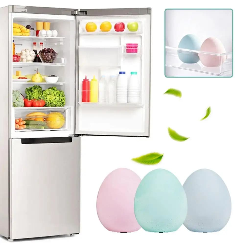 Diatomaceous Earth Odor Absorbing Tool Kitchen Air Freshener Moisture Absorption Refrigerator Deodorizing Fishy Musty Remover