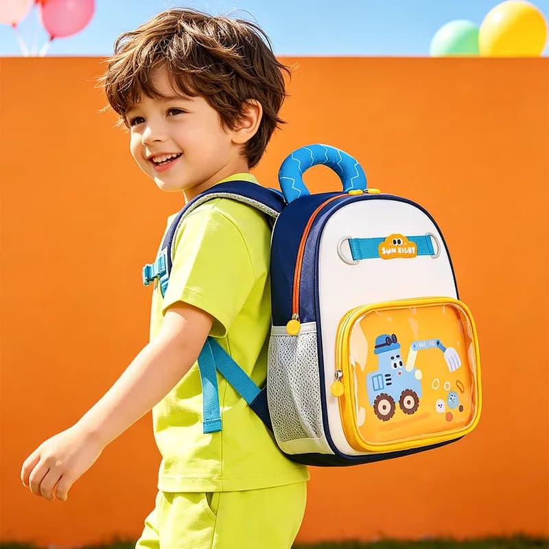 Sun Eight Lightweight Breathable Backpack 360 Degree Ventilation Moisture Absorption Mesh Casual Outdoor Travel Daypack