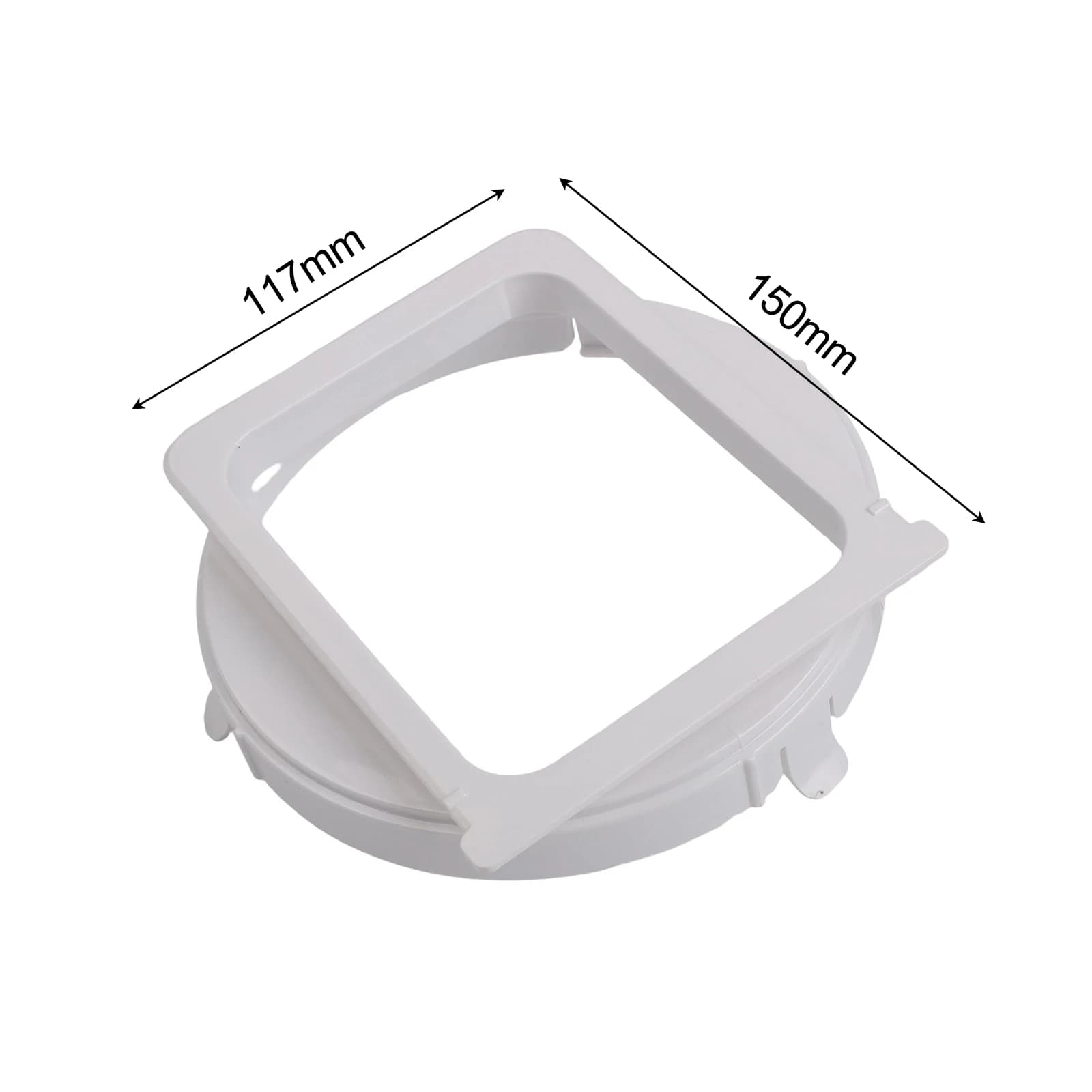 For Comfee Portable Air Conditioner Hose Adapter with Square to Round Interface 5 9 Inch Diameter Exhaust Pipe Body Connector