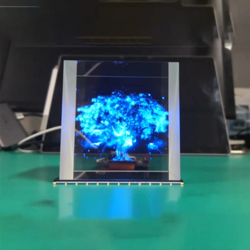 Beamsplitter prisma 50mm translucent Semi-reflective IPS image projection Full laminate HDMI Square Display prisma Raspberry Pi