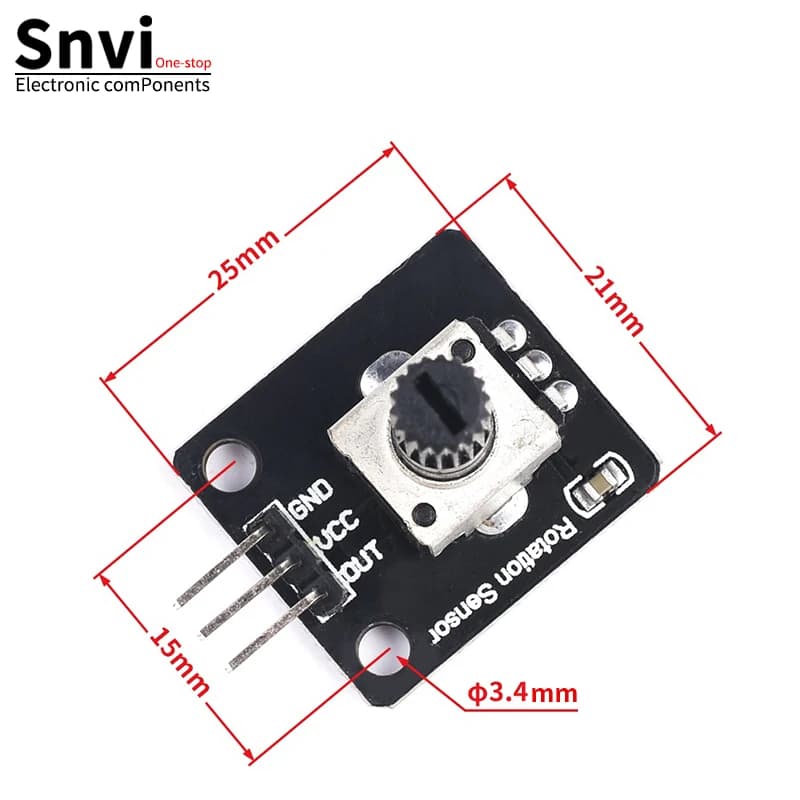 rotary potentiometer Analog knob module rotary potentiometer for electronic blocks Arduino electronic blocks