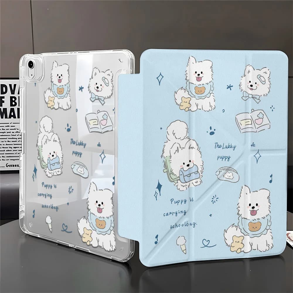 Y-Fold Edge High Clarity Case for iPad Pro 11" 2021 2022 & Mini 6 8.3" Ins Gentle Aesthetic Slim Protective Cover New