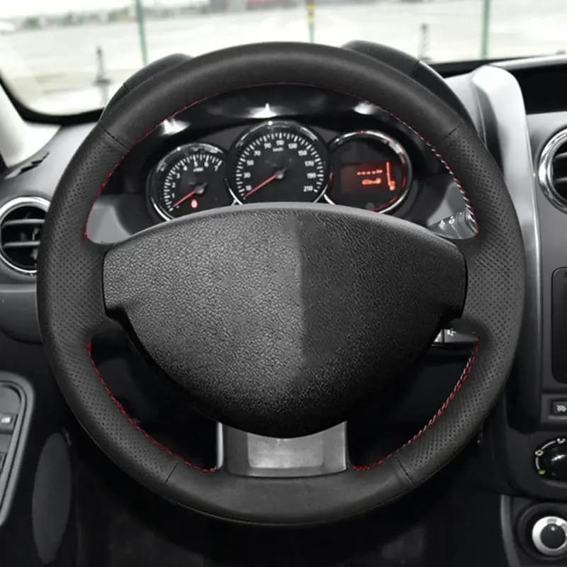 Car Wheel Rock For Dacia Renault Duster 2010-2016 Dokker Lodgy 2012-2016 Logan Sandero 2013-2017 Trim Leather Cover