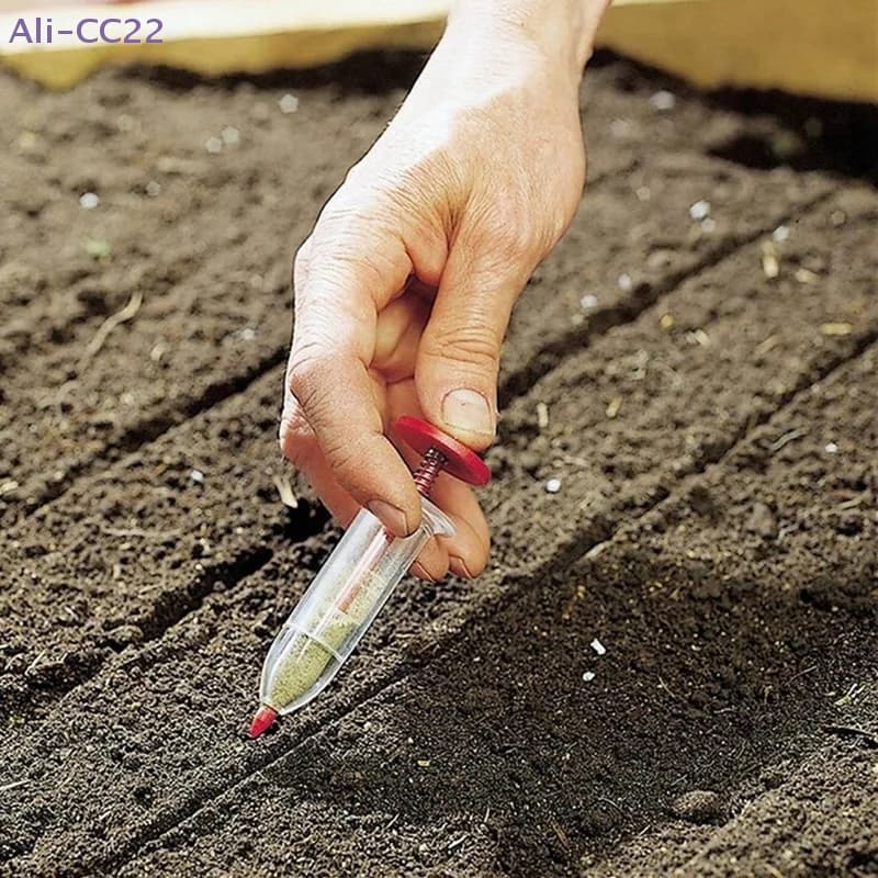 laCC22 di Portable Semi Dispenser, mini manual planter for garden planting, essential accessories for flower pots and flower beds