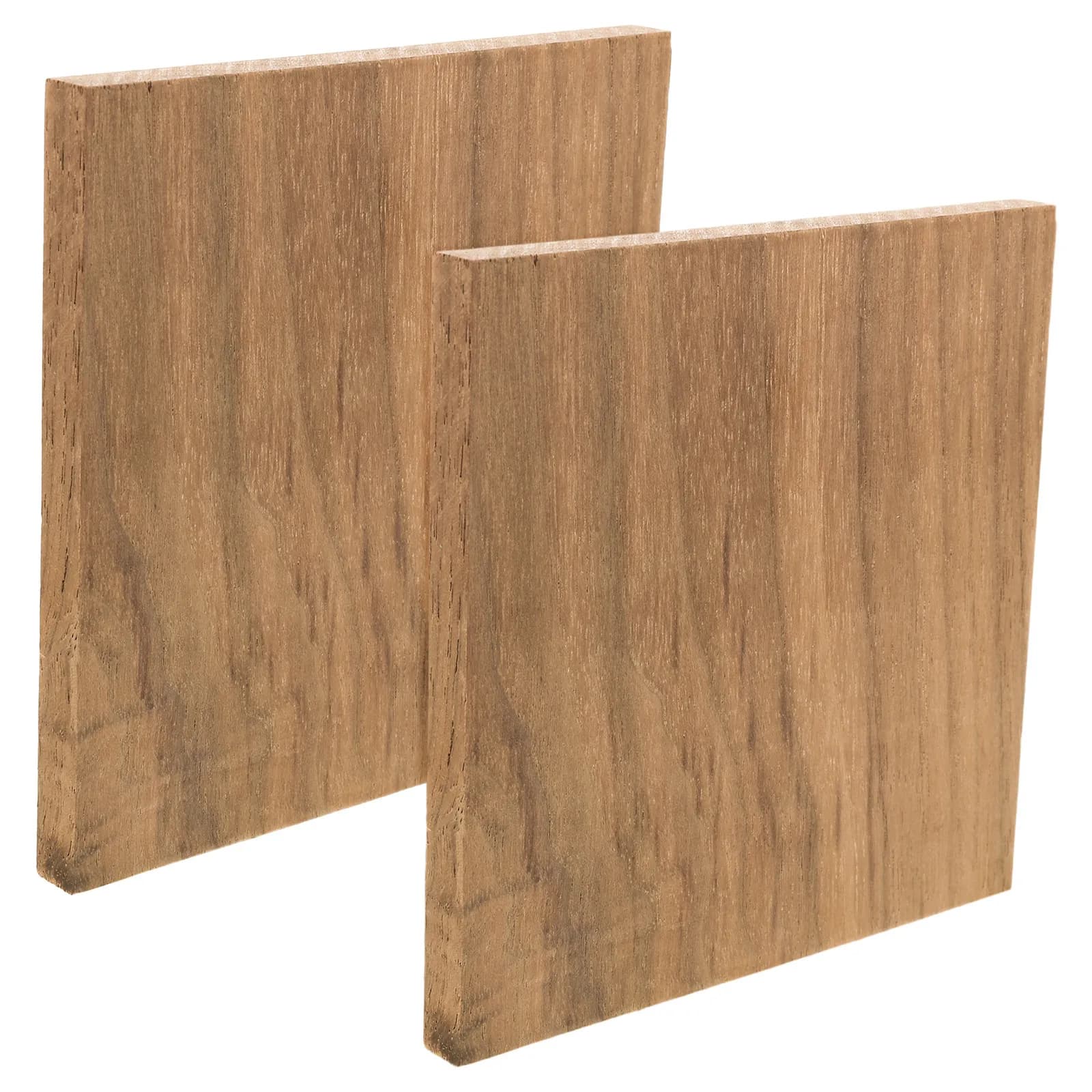 2 Pezzi di Tavole in Legno di Noce Nero, Blocchi di Legno Naturale Spessi per Lavorazione del Legno Fai-da-Te, Decorazioni per la Casa, Progetti Artistici