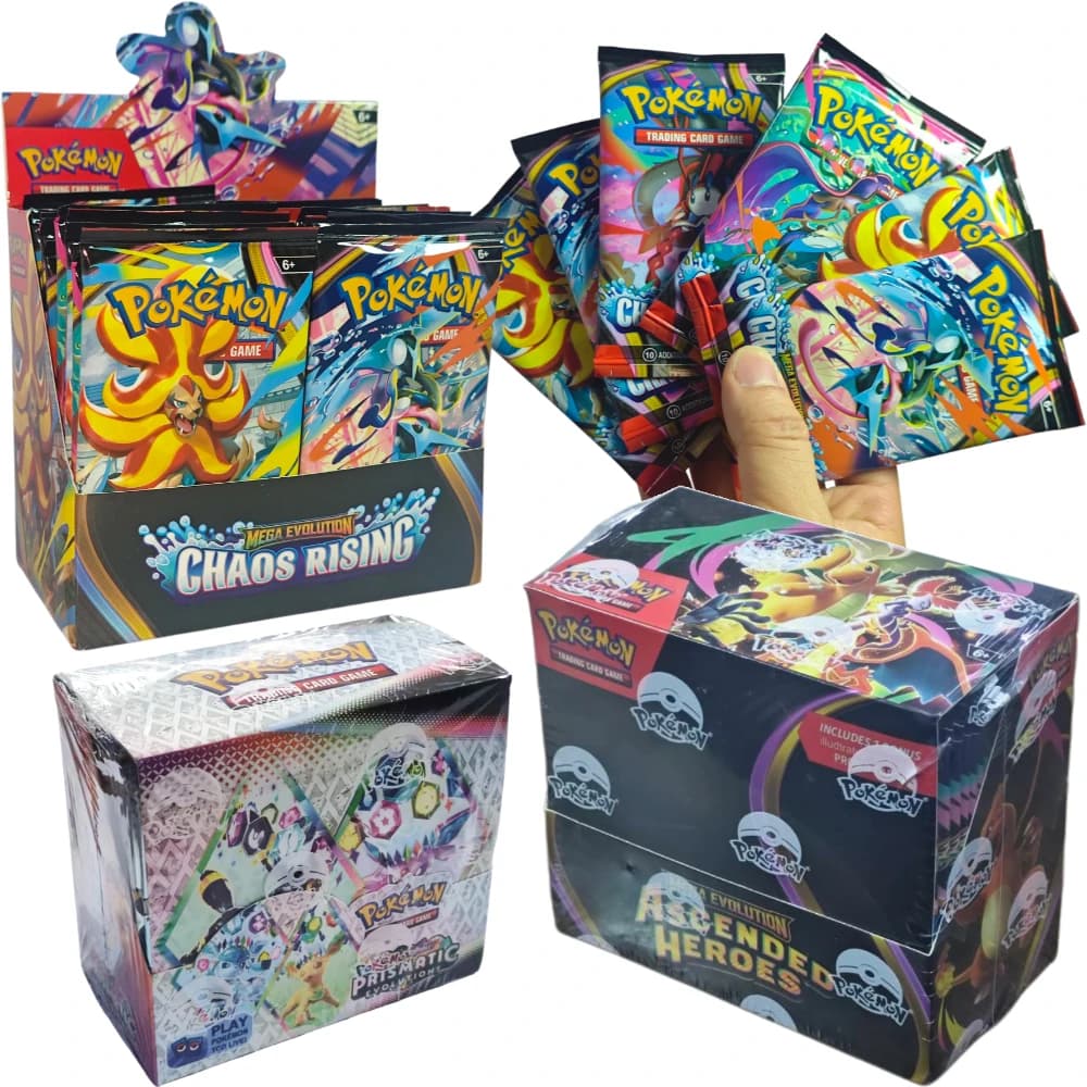 90-360 Pcs Pokemon Card ASCENDED HEROES Evolutions English Booster Battle Pokemon Card Game Carte Trading Collection Cards Gift