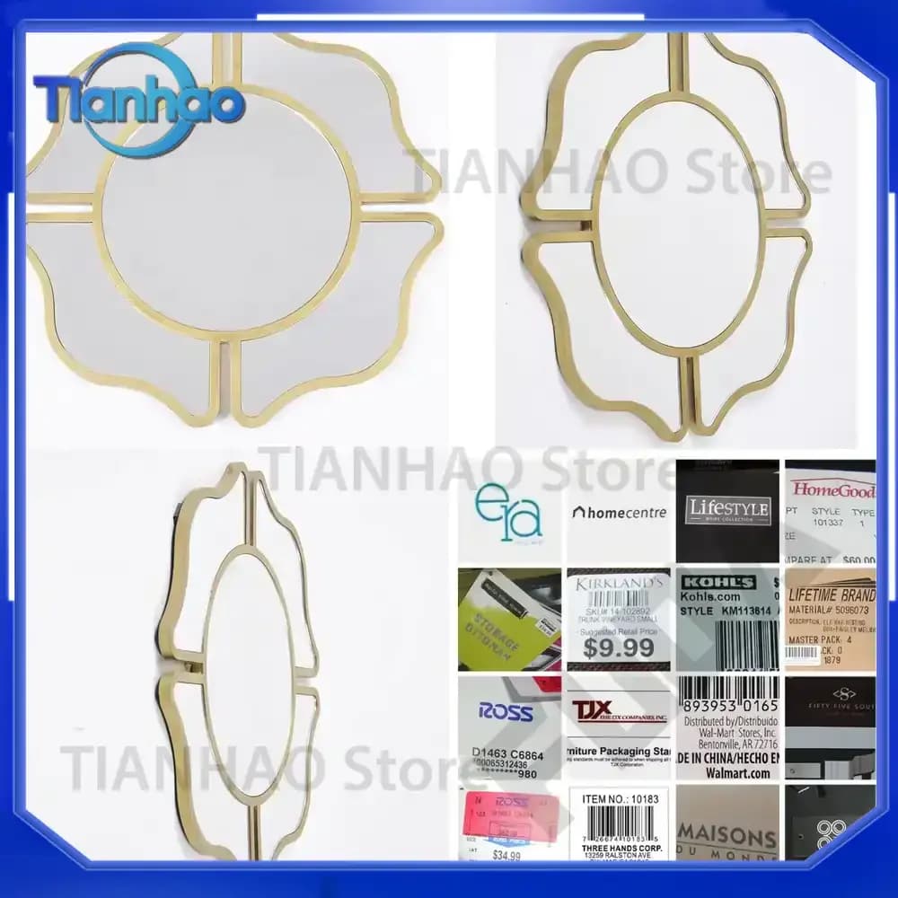 Top Quality New Bathroom Decor Wall Mirror 50cm Modern Round Large Home Decorative Mirror for Living Room
