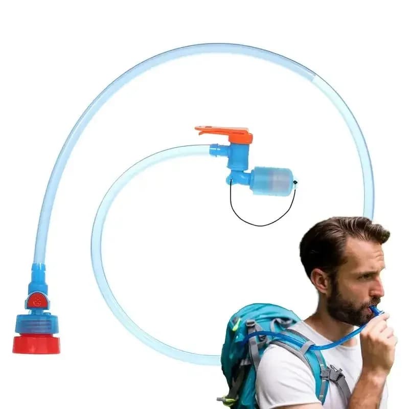 Bottiglia d'acqua Tubo per bevande 95 cm Ciclismo Borsa per acqua da campeggio Sistema di idratazione della vescica Kit tubo flessibile TPU gratuito