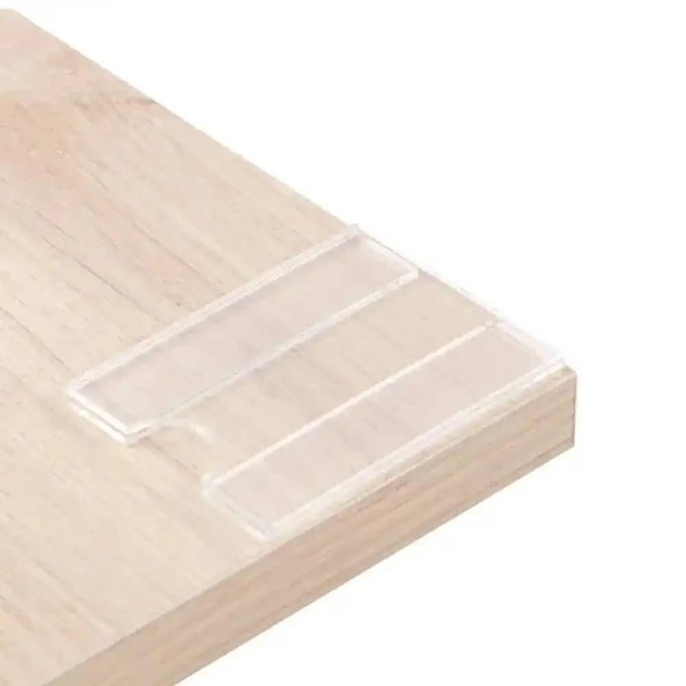 20PCS 10X7CM Segno da tavolo autoadesivo Etichetta cartellino del prezzo Cornice display Porta carte di carta per supermercato Negozio regalo
