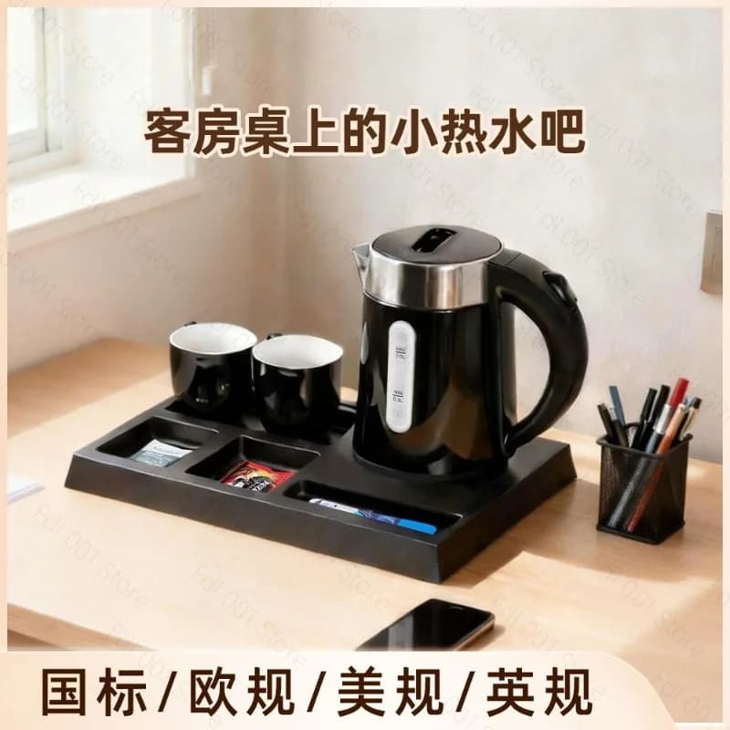 Hotel Electric Kettle Set Double Anti-scalding 0.6l 304 Stainless Steel I-K62