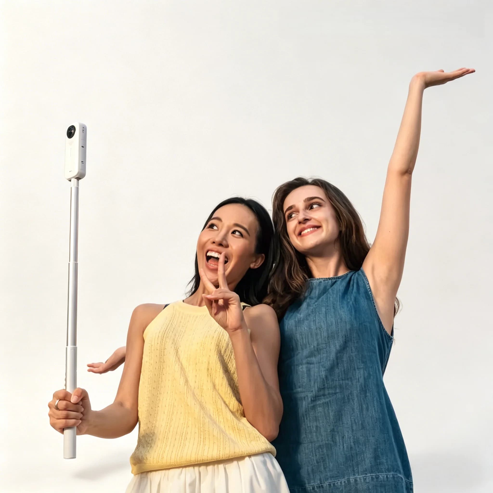 Accessorio di estensione per fotocamera, per Insta360, selfie stick invisibile da 114 cm, universale per X5, serie GO e Ace Pro