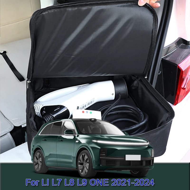 EV Cavo di Ricarica Per Auto Stoccaggio Borsa Per Il Trasporto Caricatore Spine Prese Impermeabile Ritardante di Fuoco Accessorio Per LI L7 L8 L9 ONE 2021-2025