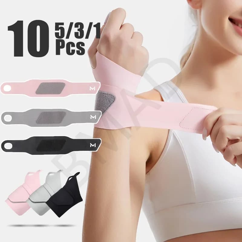 Protezione per il polso sportiva ultra sottile Protezione per la pressione dell'involucro sportivo fitness per distorsione del polso Guaina per tendine Protezione per il polso traspirante