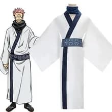 Costume Cosplay Ryomen Sukuna per Adulti, Kimono Giapponese Sukuna, Abbigliamento Hanfu per Halloween, Carnevale, Anime, Cosplay JK