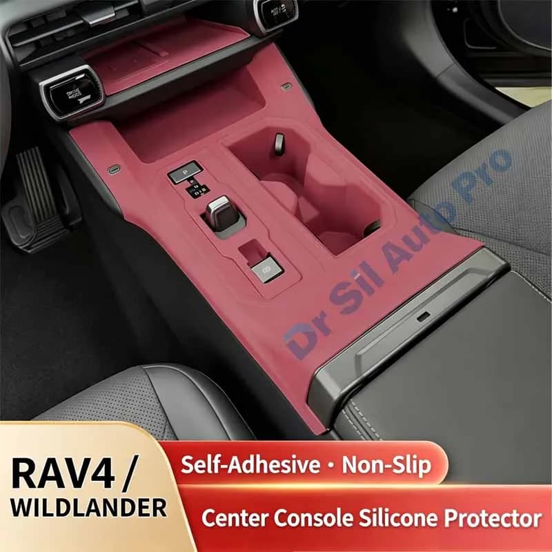 For 2026 Toyota RAV4 Wildlander Center Console Silicone Mats Gear Shift Cup Holder Pads Interior Panel Protective Stickers