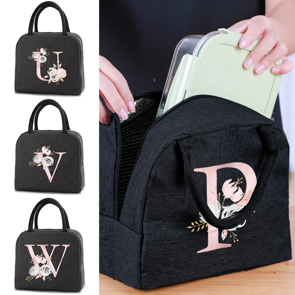 Pranzo pranzo isolato borse scuola viaggio borsa da Picnic per bambini donna borsa termica scatola di tela portatile borsa termica per alimenti