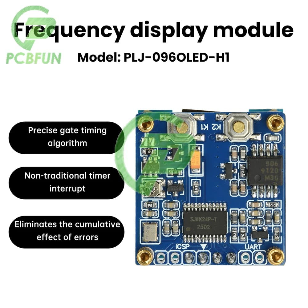 Contatore di frequenza ad alta precisione Misuratore di segnale digitale RF da 20 MHz-2,7 GHz con display OLED per radio Walkie-talkie
