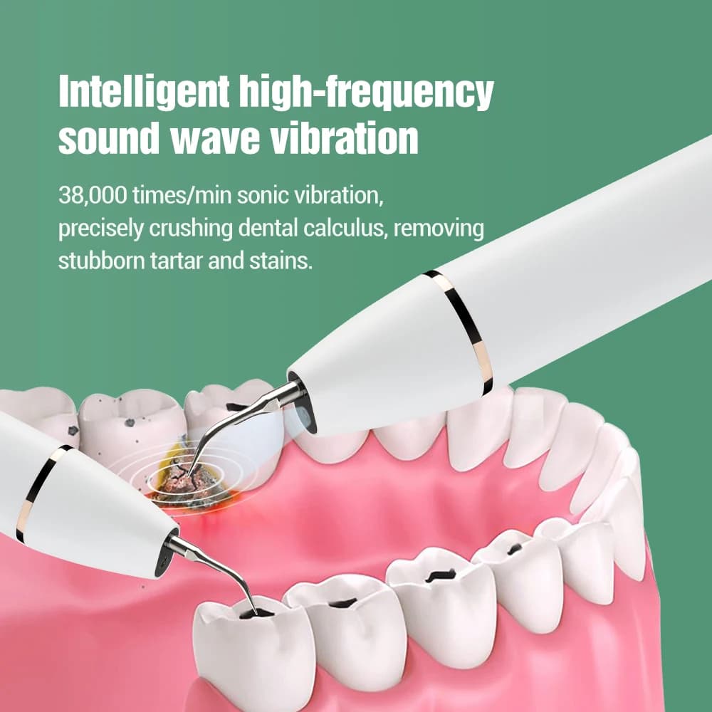 Ultrasonic Dental Cleaner Electric Tooth Whitening High Frequency Vibration For Disposal of Calculation Plate Stains Toothbrush