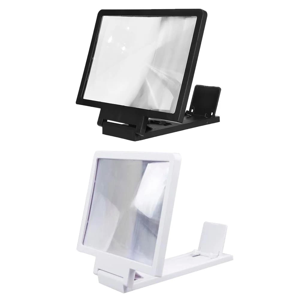 Lente d'ingrandimento 3D per schermo di cellulare, supporto pieghevole HD da 5,5 pollici, amplificatore portatile per smartphone