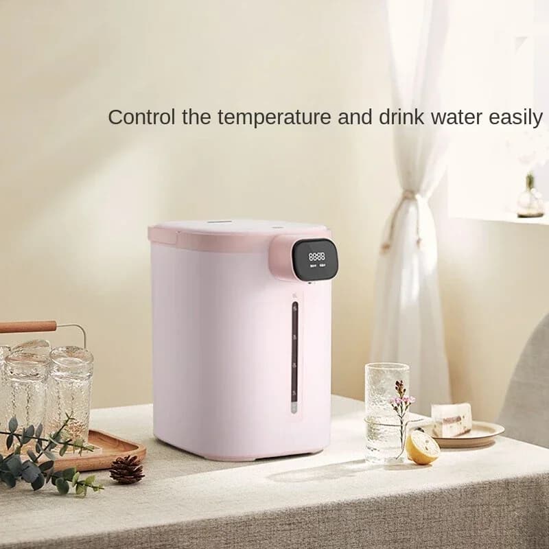 Bollitore elettrico Acciaio inossidabile 304 5L Controllo della temperatura multistadio Dispenser d'acqua antiscottatura a doppio strato Economico e fine