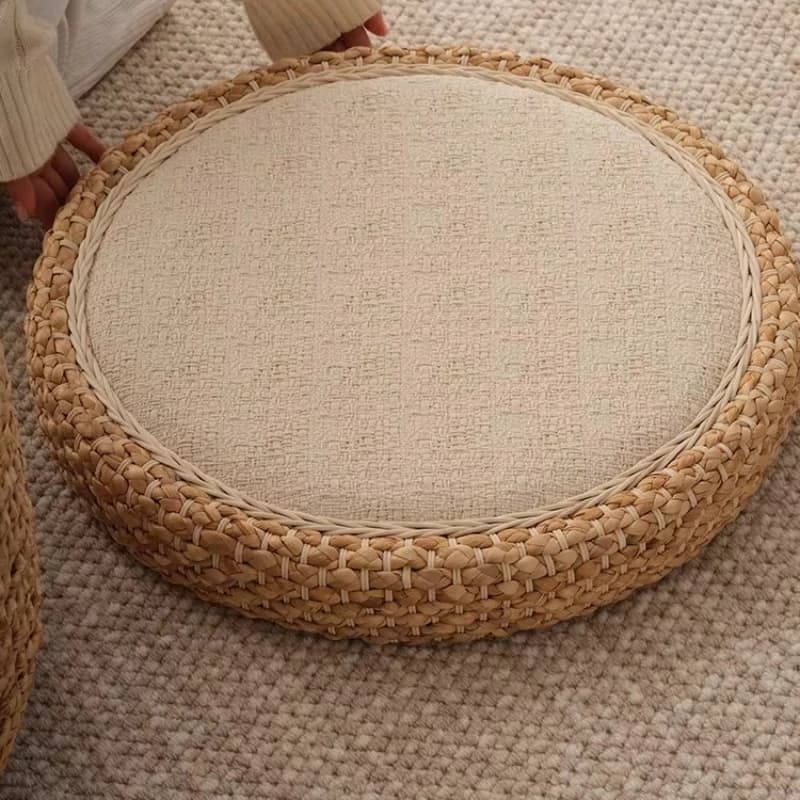 Memory Foam Tatami & Meditation Pillow for Bay Window Seating, Portable Decorative Pad for Living Room, Yoga, Guest