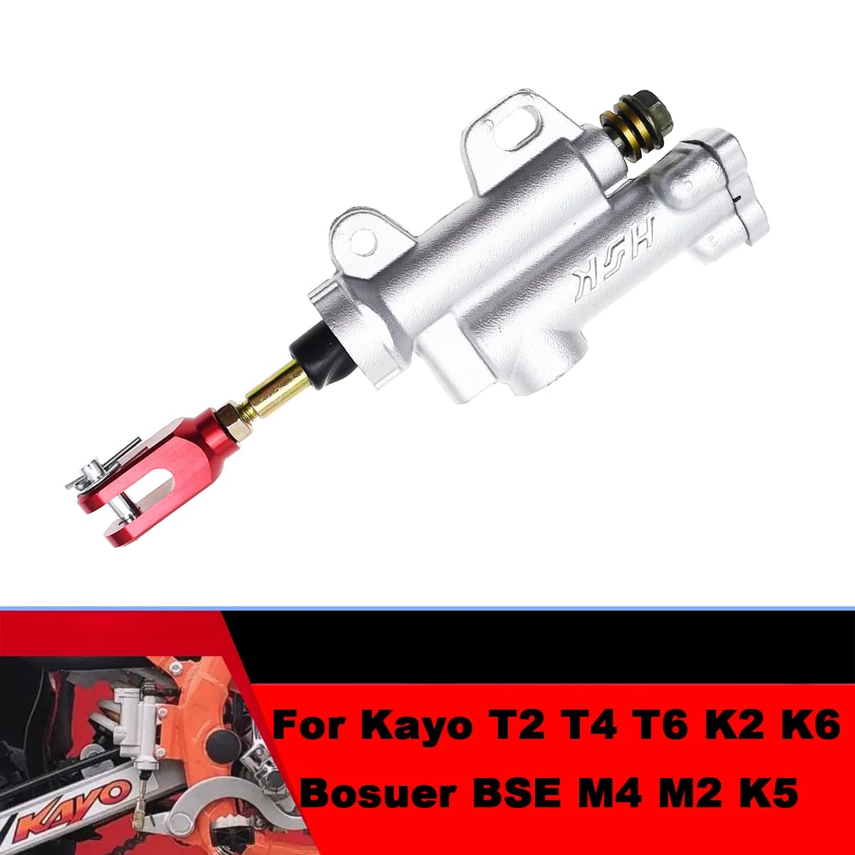Moto Posteriore Idraulico Pompa Cilindro Maestro del Freno Per Kayo K2 K T2 T4 T6 Bosuer BSE M4 M2 K5 Nc250 250cc ATV Dirt Bike