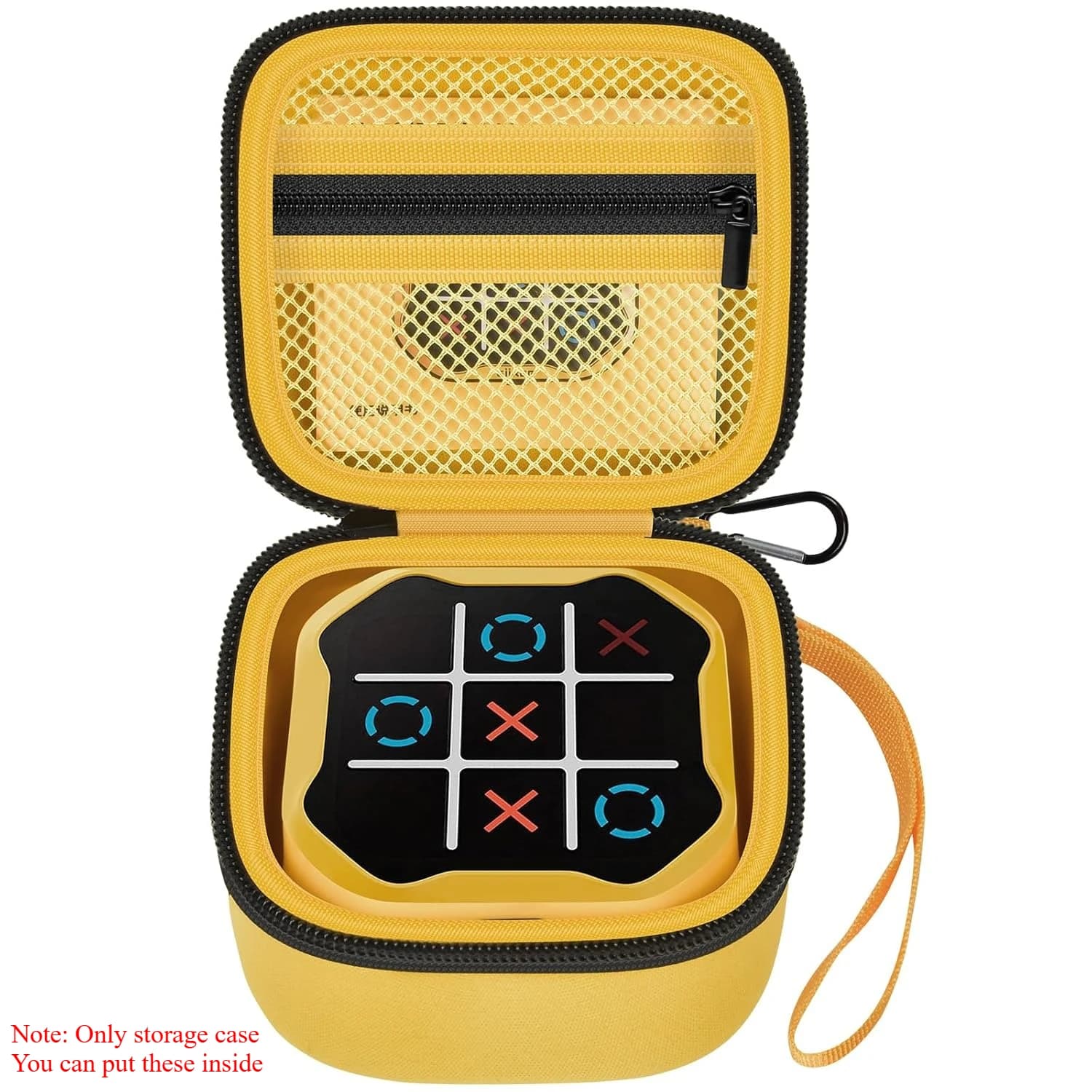 (SOLO CASO) Custodia compatibile con GiiKER Tic Tac Toe Bolt Game Console di gioco puzzle portatile 3 in 1, giochi da tavolo Fidget Toys Storag