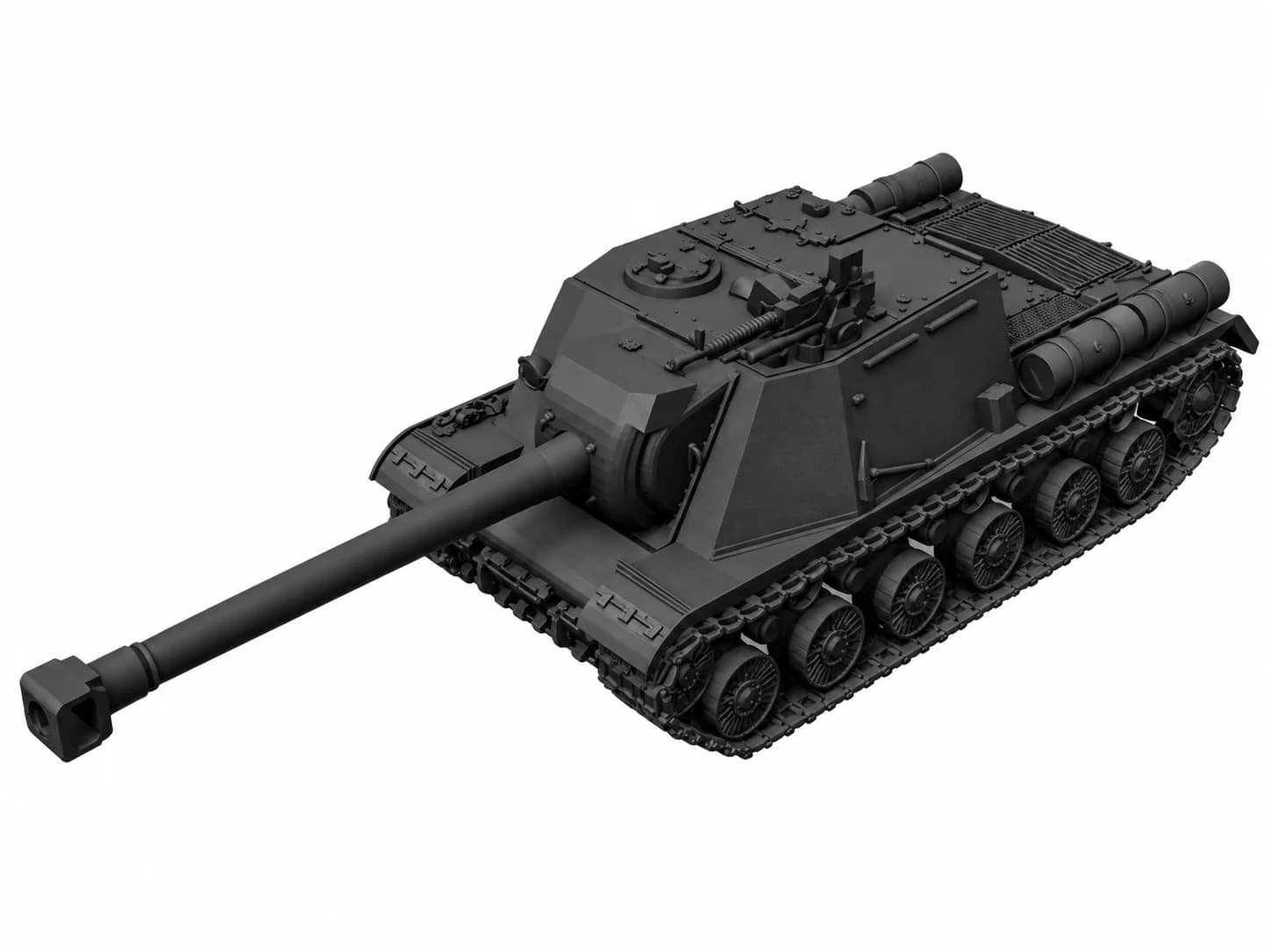 SSMODEL1/72/ 1/100 1/144 1/200 Multi-Scale ISU-130 Tank Resin Model Kit TSS1440029