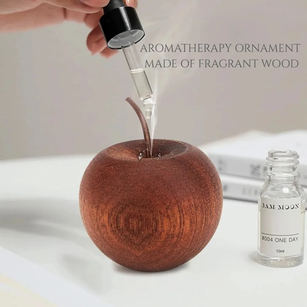 1PCNatural Wooden aroma diffuser living room Interior 2026long-lasting Essential Oil Christmas gifts