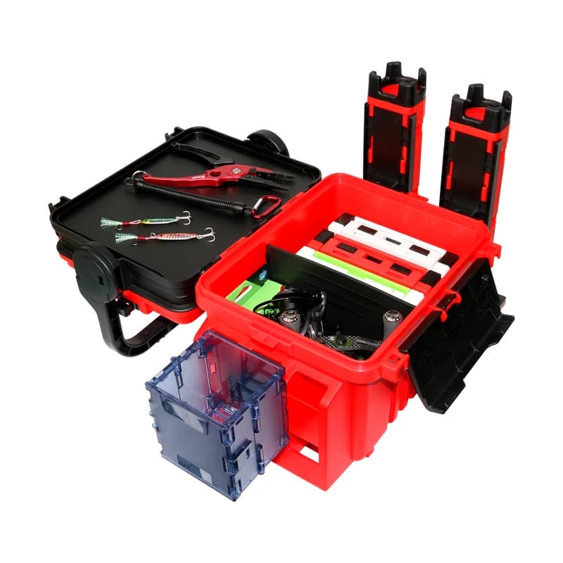 Multifunctional Fishing Box Waterproof, Plastic Container for Large Fishing Equipment