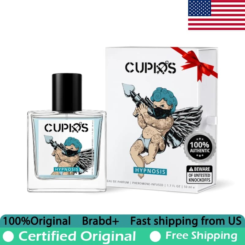 Cupids Hypnosis 2.0 Eau de Parfum Colonia 50 ML Fragrance Premium Natural Oriental Legnose with Feromoni 1.7 Oz Man's Perfume