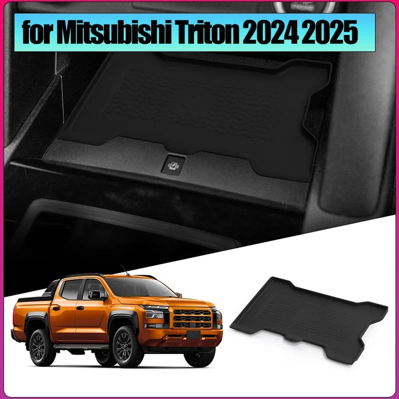 Per Mitsubishi Triton 2024 2025 Tappetino di ricarica wireless Tappetino di ricarica antiscivolo Tappetino protettivo Solo adatto al modello di ricarica wireless