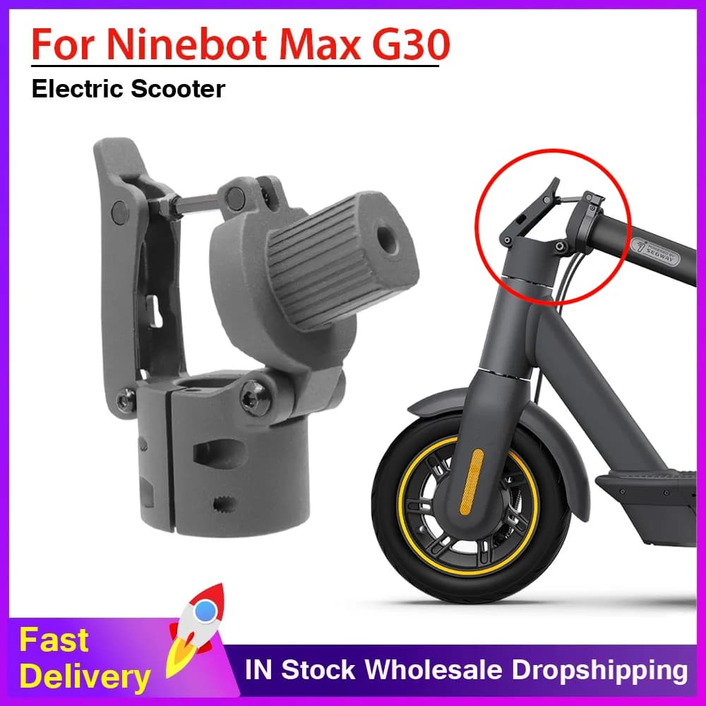Supporto per asta pieghevole Base per asta Gancio pieghevole Parte per accessorio di ricambio per asta pieghevole anteriore per scooter elettrico Ninebot MAX G30