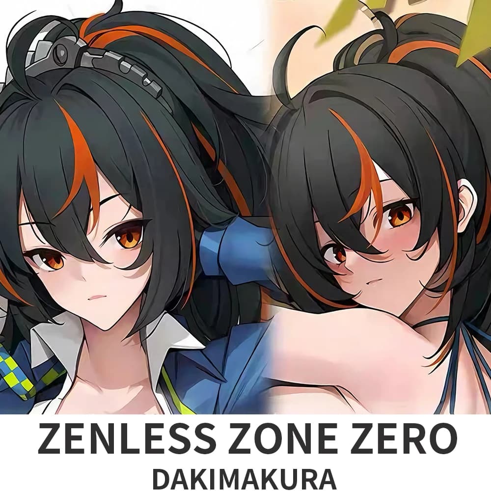Zenless Zone Zero Zhu Yuan Dakimakura Hugging Body Pillow Case Anime Otaku Pillowcase Cushion Cover Bedding