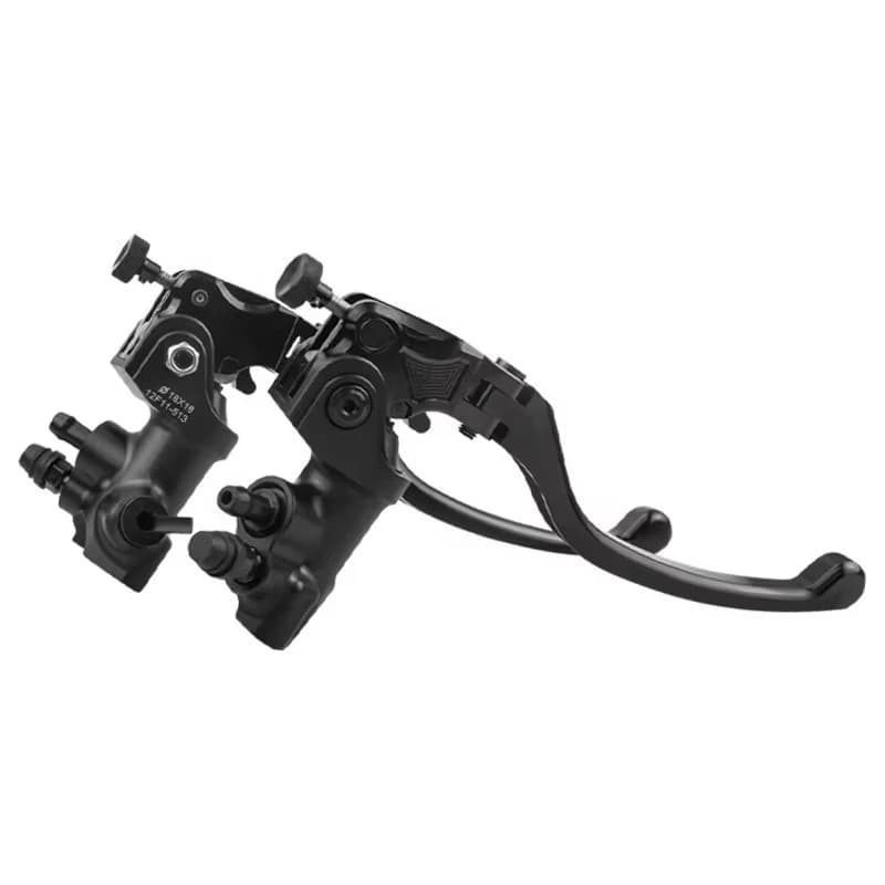 Motorcycle Handlebar Lever Master Cylinder Levers Brake Pump Clutch Handle Reservoir Set for Big Bike
