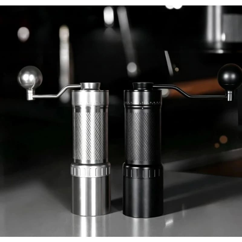 For 63mm Tooth Large Cone Knife Hand Shake Grinder Coffee Bean Grinder Portable Hand CNC Steel Italian Coffee Machine